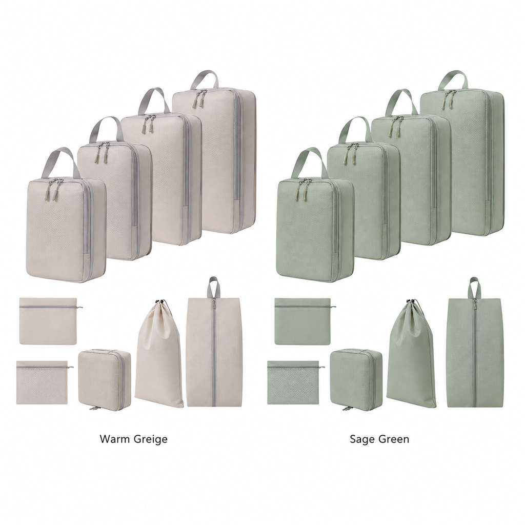 CarryGrid 8-Piece Packing Cube Set