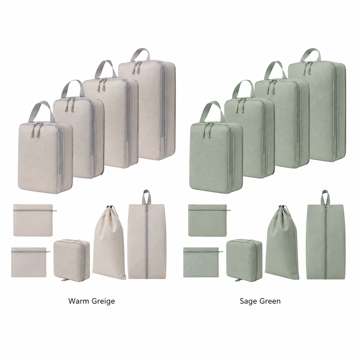 CarryGrid 8-Piece Packing Cube Set