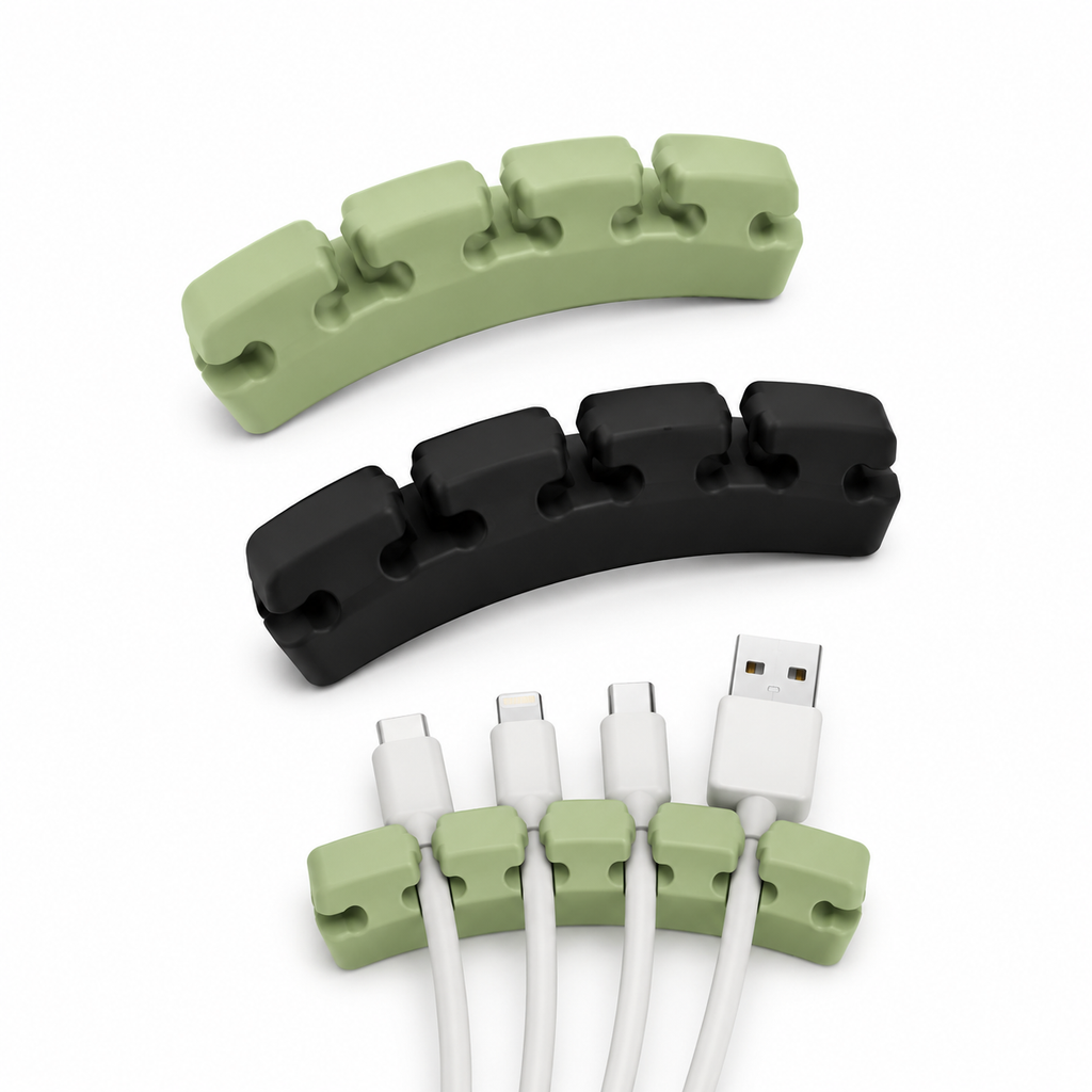 CarryGrid Five-Slot Desktop Cable Organizer