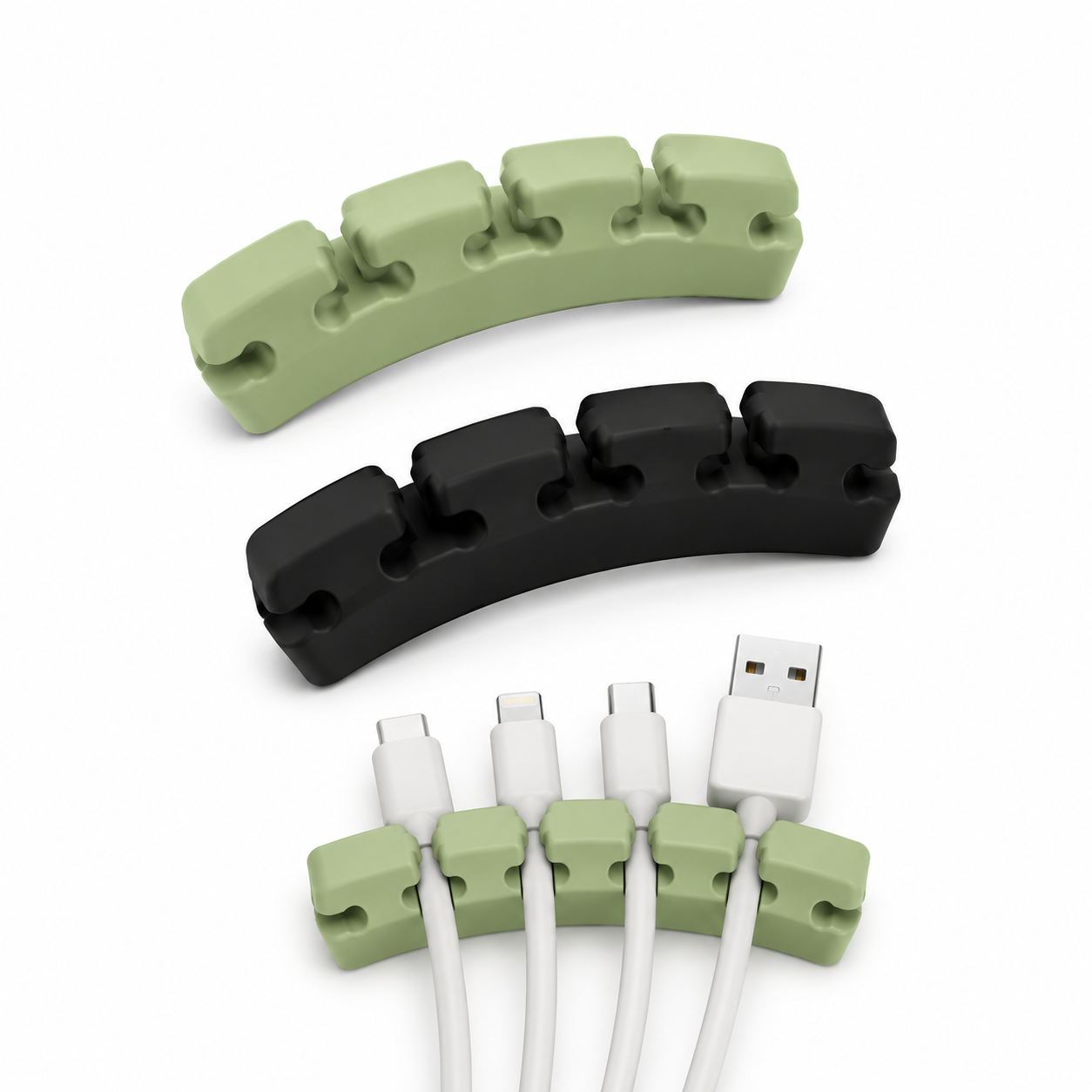CarryGrid Five-Slot Desktop Cable Organizer