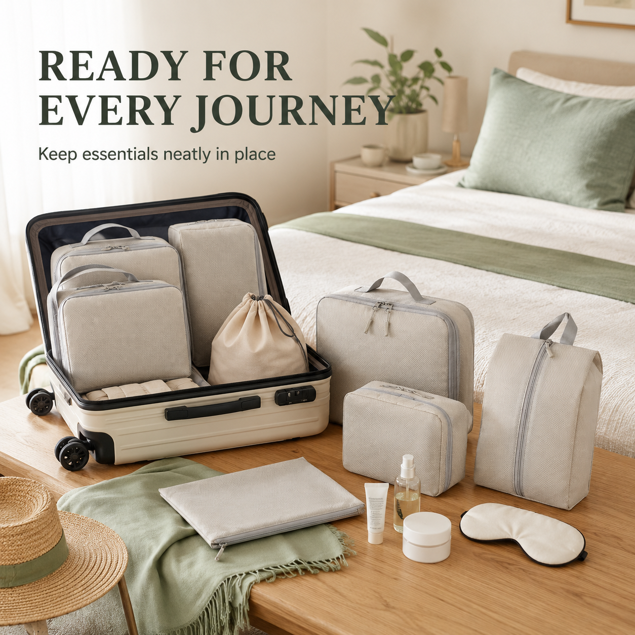 CarryGrid 8-Piece Packing Cube Set