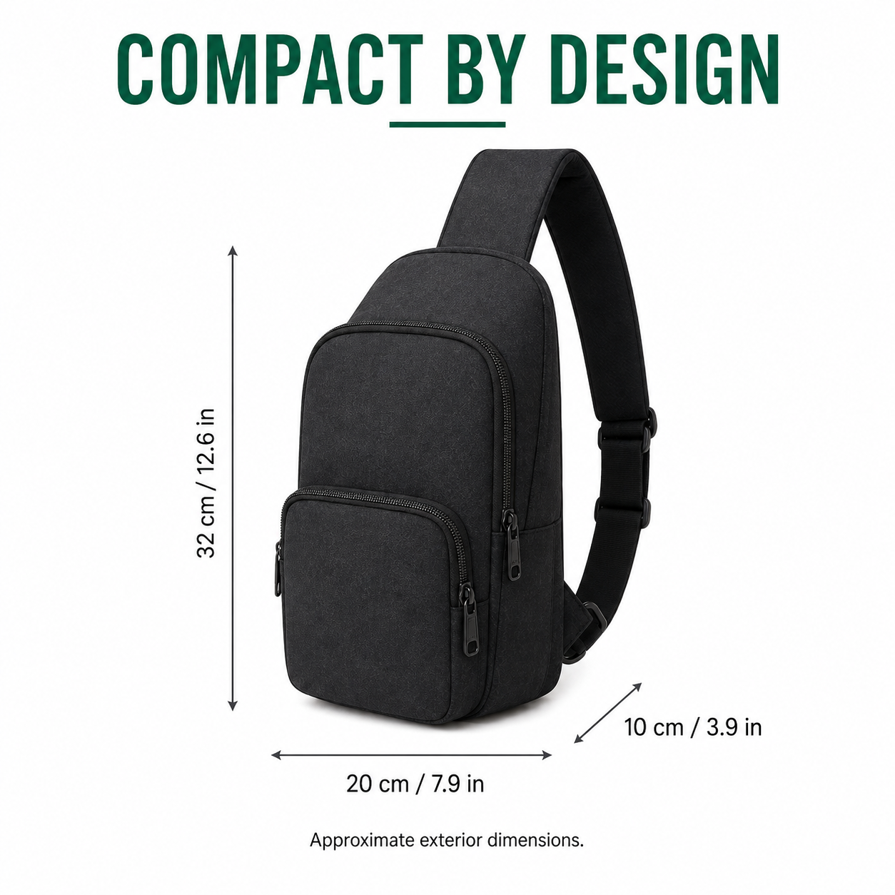 CarryGrid Secure Sling – Compact Crossbody Bag for Everyday Travel