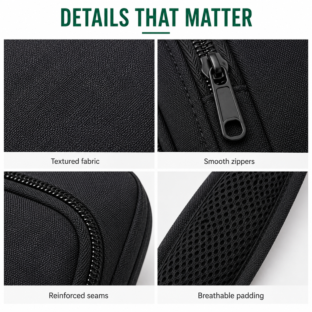 CarryGrid Secure Sling – Compact Crossbody Bag for Everyday Travel