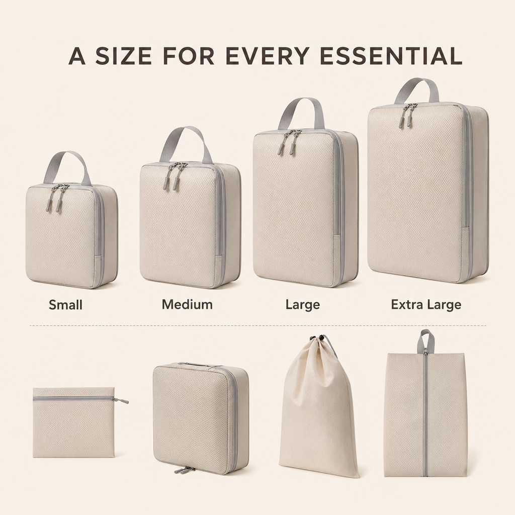 CarryGrid 8-Piece Packing Cube Set