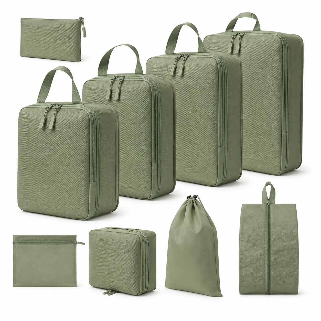 CarryGrid 8-Piece Packing Cube Set