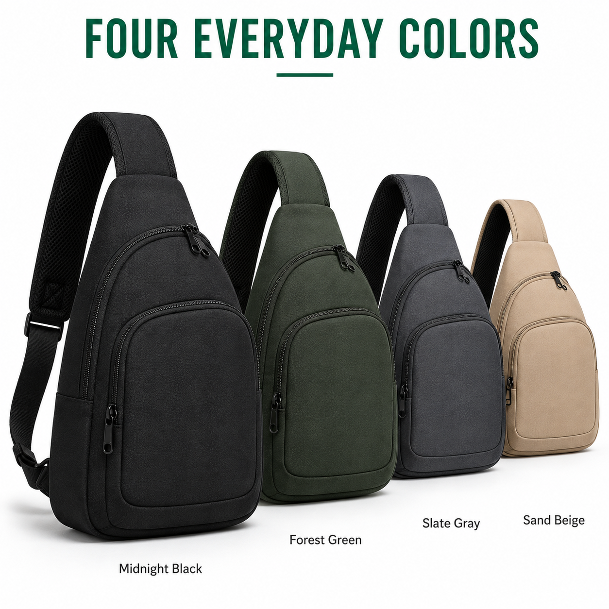 CarryGrid Secure Sling – Compact Crossbody Bag for Everyday Travel